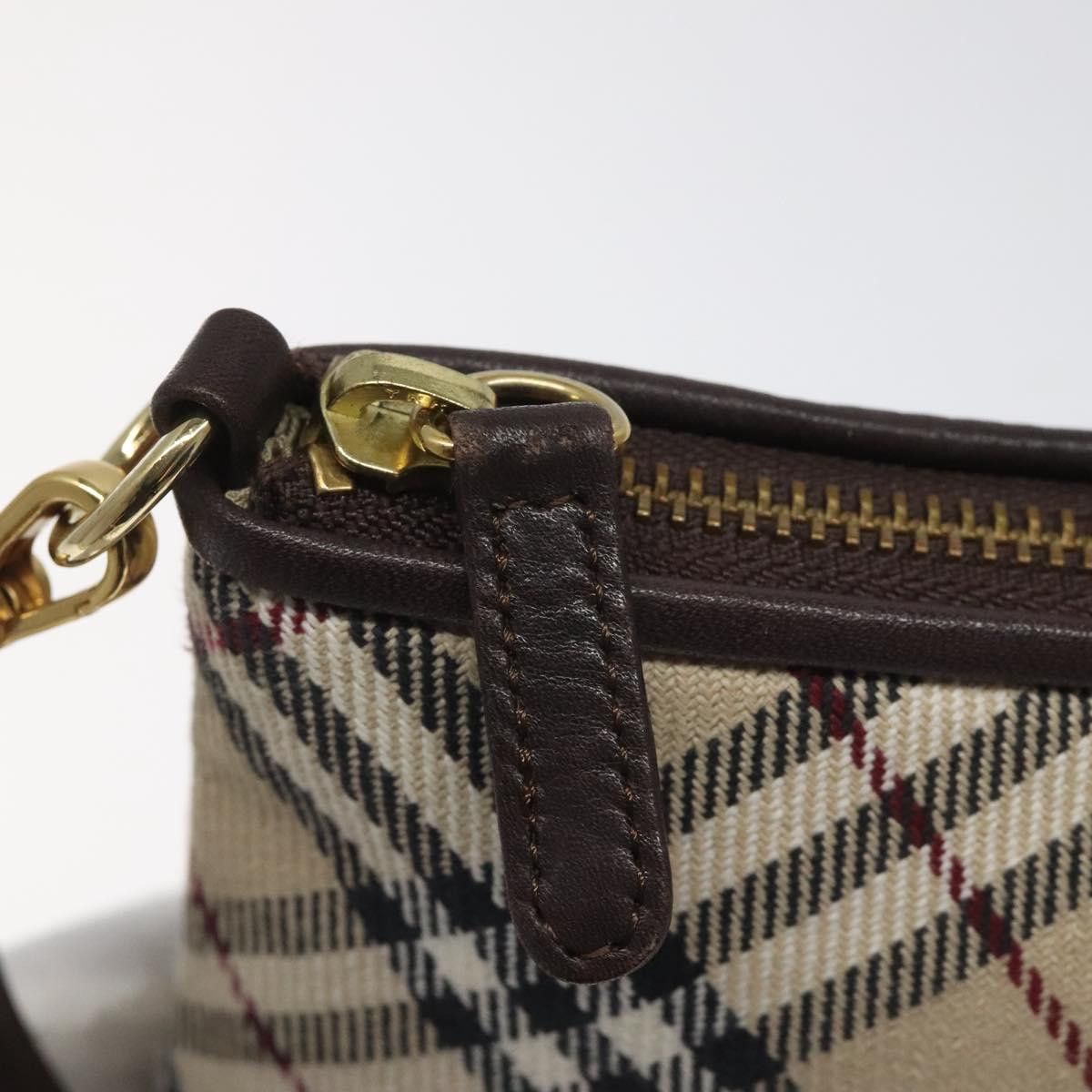 Burberry Nova Check Beige Canvas Clutch Bag (Pre-Owned) Size ONE SIZE - 8 Thumbnail