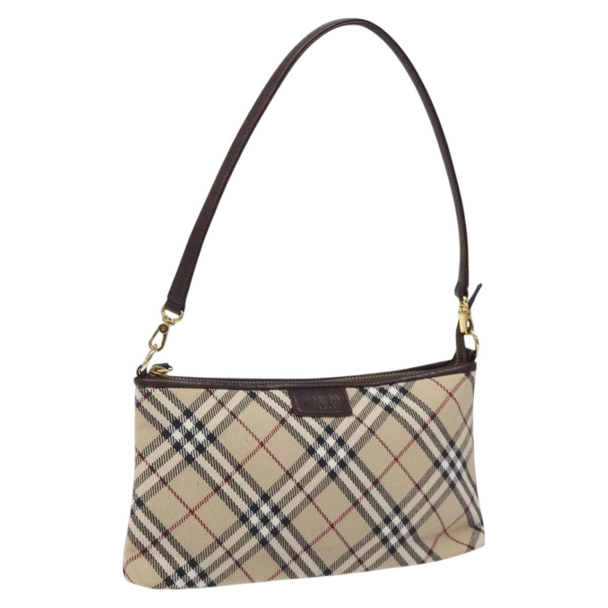 Burberry Nova Check Beige Canvas Clutch Bag (Pre-Owned) Size ONE SIZE - 16 Thumbnail