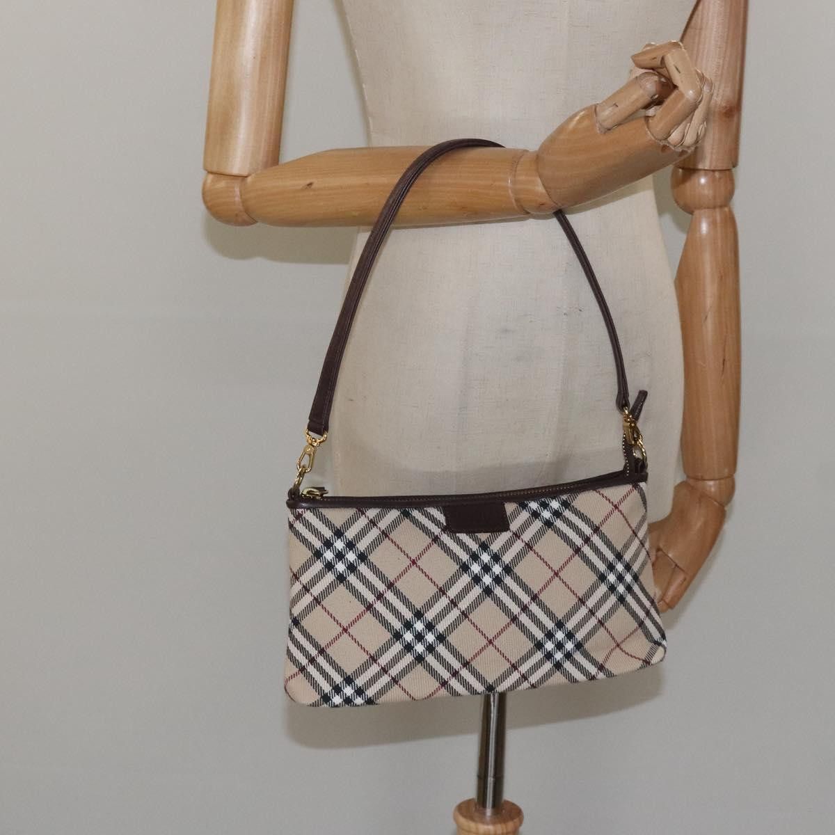 Burberry Nova Check Beige Canvas Clutch Bag (Pre-Owned) Size ONE SIZE - 11 Thumbnail