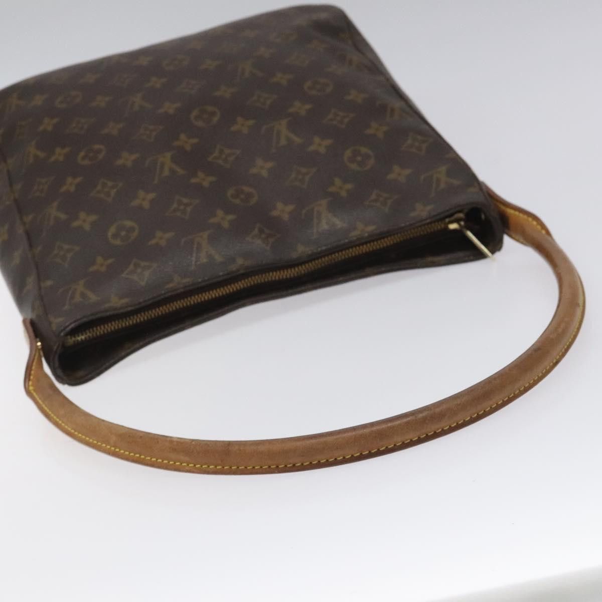 Louis Vuitton Looping Gm Brown Canvas Shoulder Bag (Pre-Owned) Size ONE SIZE - 5 Thumbnail