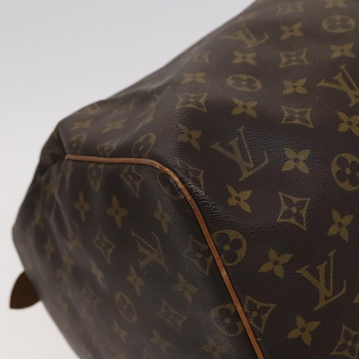 Louis Vuitton Keepall 55 Brown Canvas Travel Bag (Pre-Owned) Size ONE SIZE - 9 Thumbnail