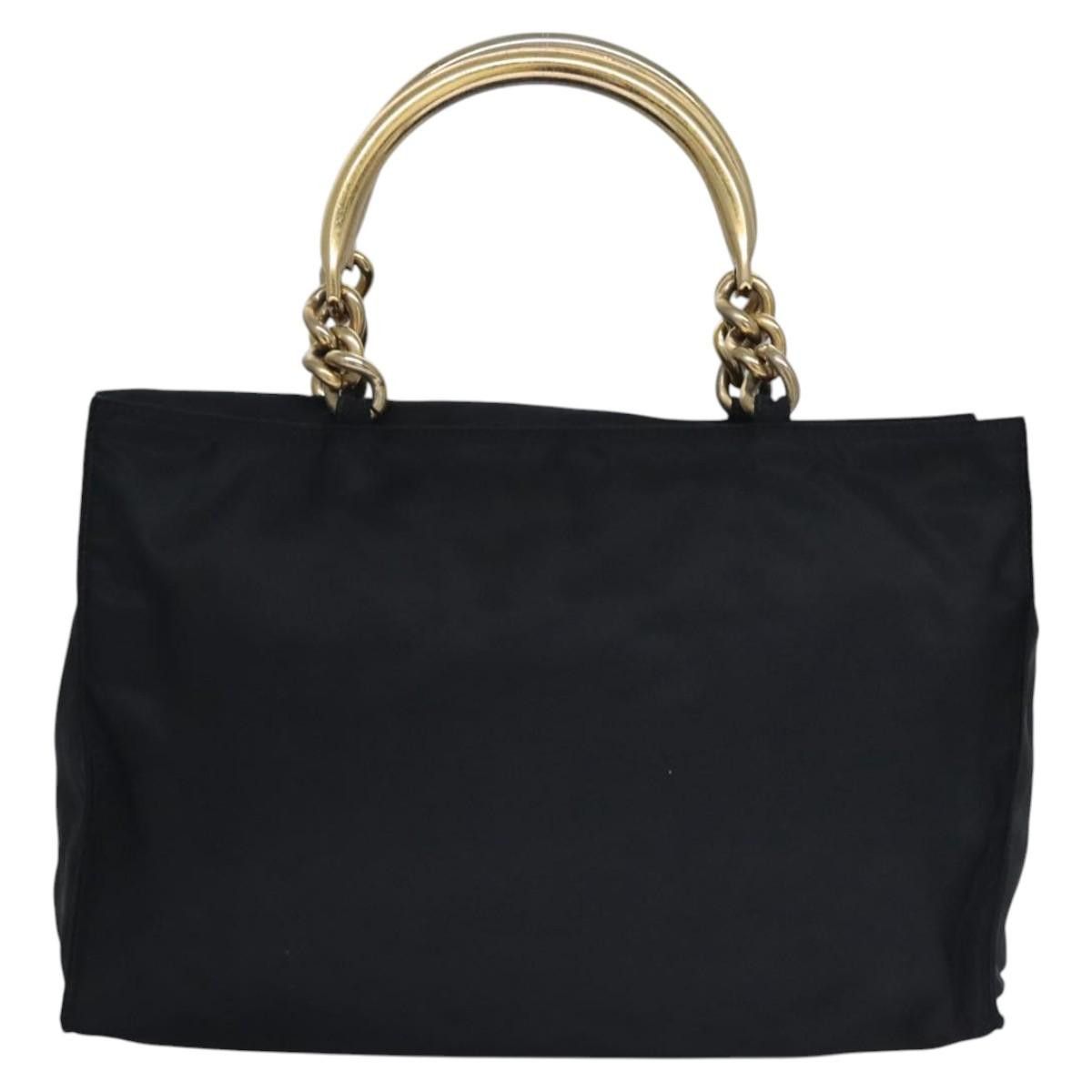 Prada Tessuto Metallo Black Synthetic Handbag (Pre-Owned) Size ONE SIZE - 2 Thumbnail