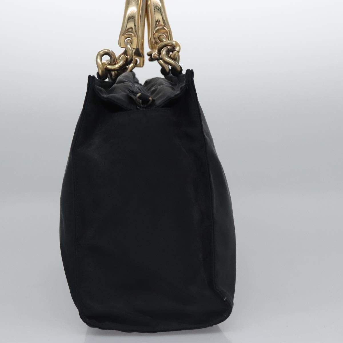 Prada Tessuto Metallo Black Synthetic Handbag (Pre-Owned) Size ONE SIZE - 4 Thumbnail