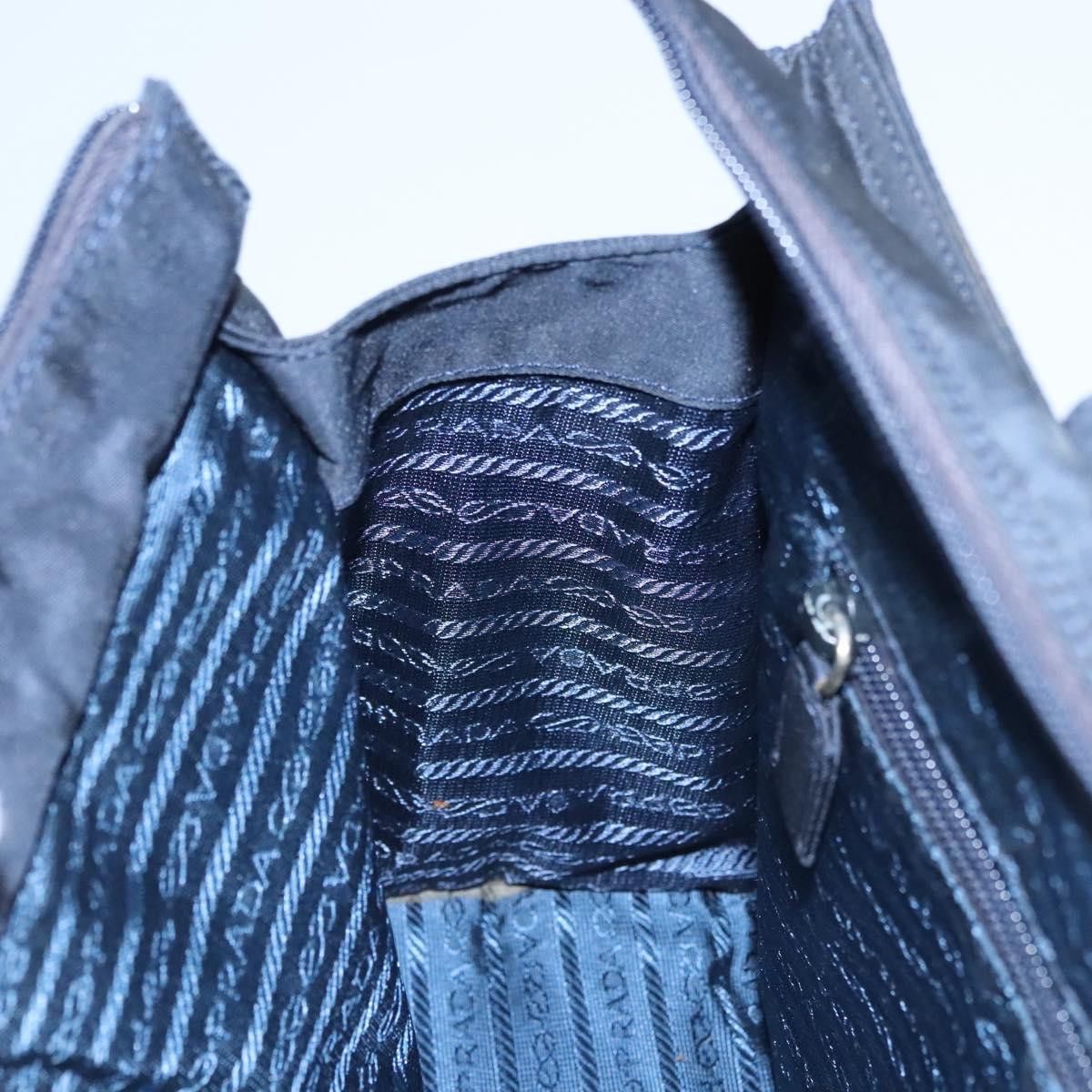 Prada Tessuto Metallo Black Synthetic Handbag (Pre-Owned) Size ONE SIZE - 18 Thumbnail