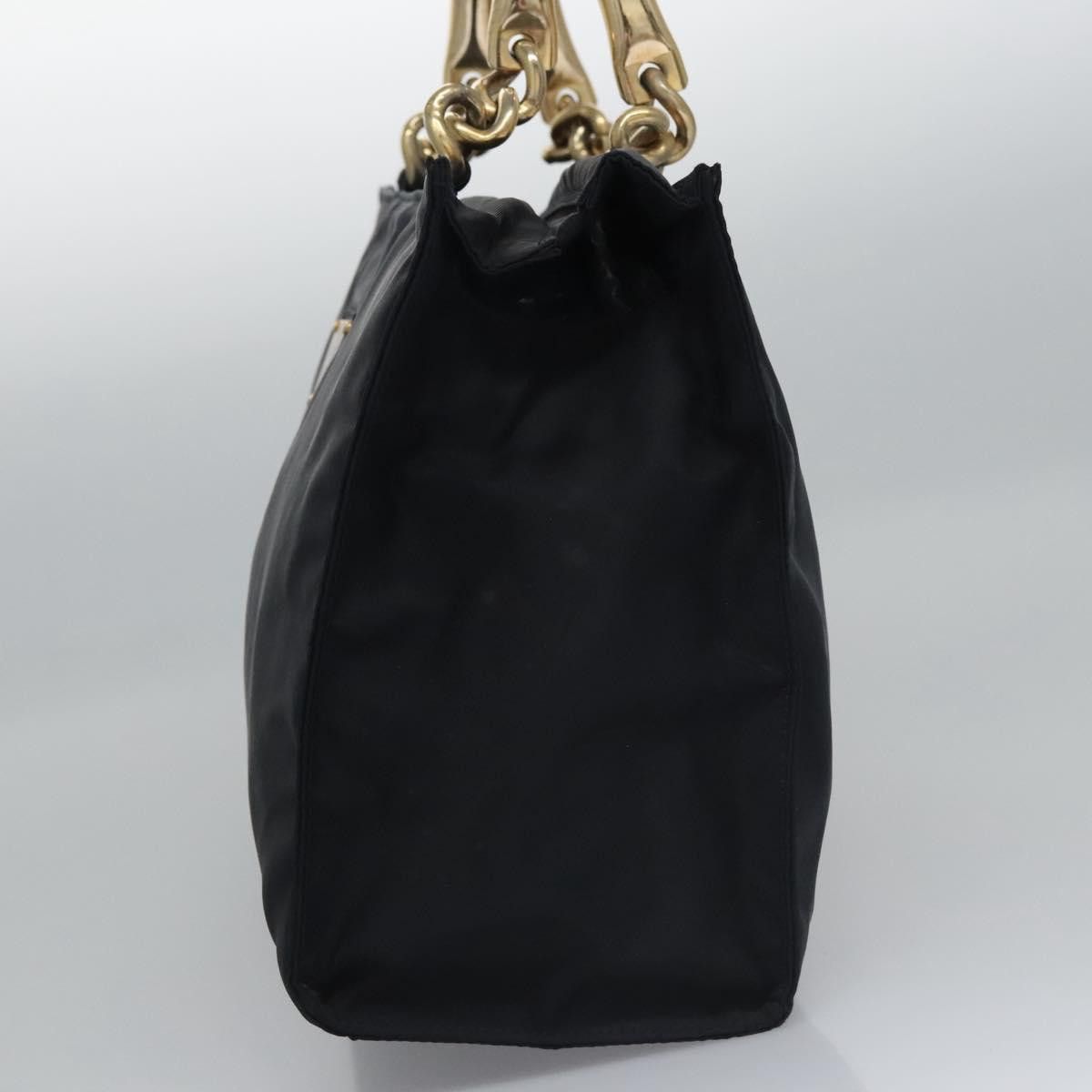 Prada Tessuto Metallo Black Synthetic Handbag (Pre-Owned) Size ONE SIZE - 3 Thumbnail