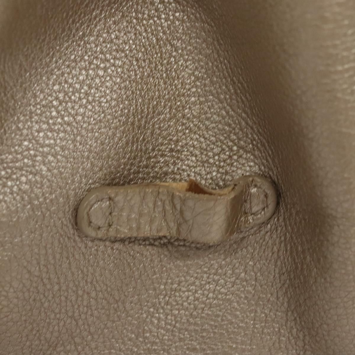 Salvatore Ferragamo Gancini Gold Leather Tote Bag (Pre-Owned) Size ONE SIZE - 17 Thumbnail