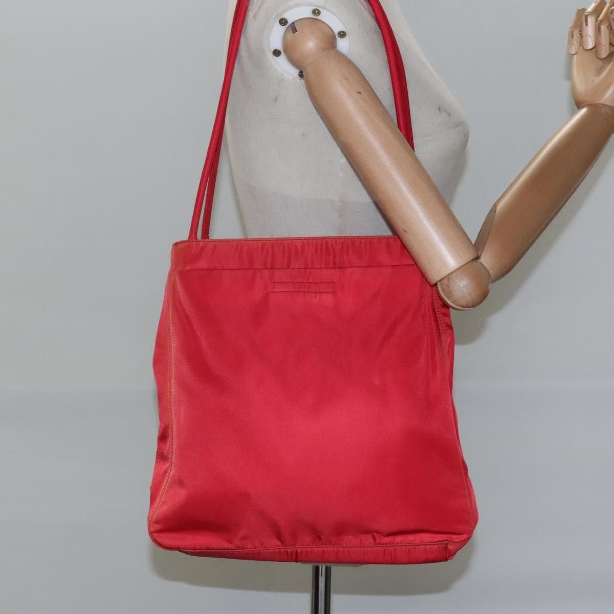 Prada Re-Nylon Red Synthetic Shoulder Bag (Pre-Owned) Size ONE SIZE - 17 Thumbnail