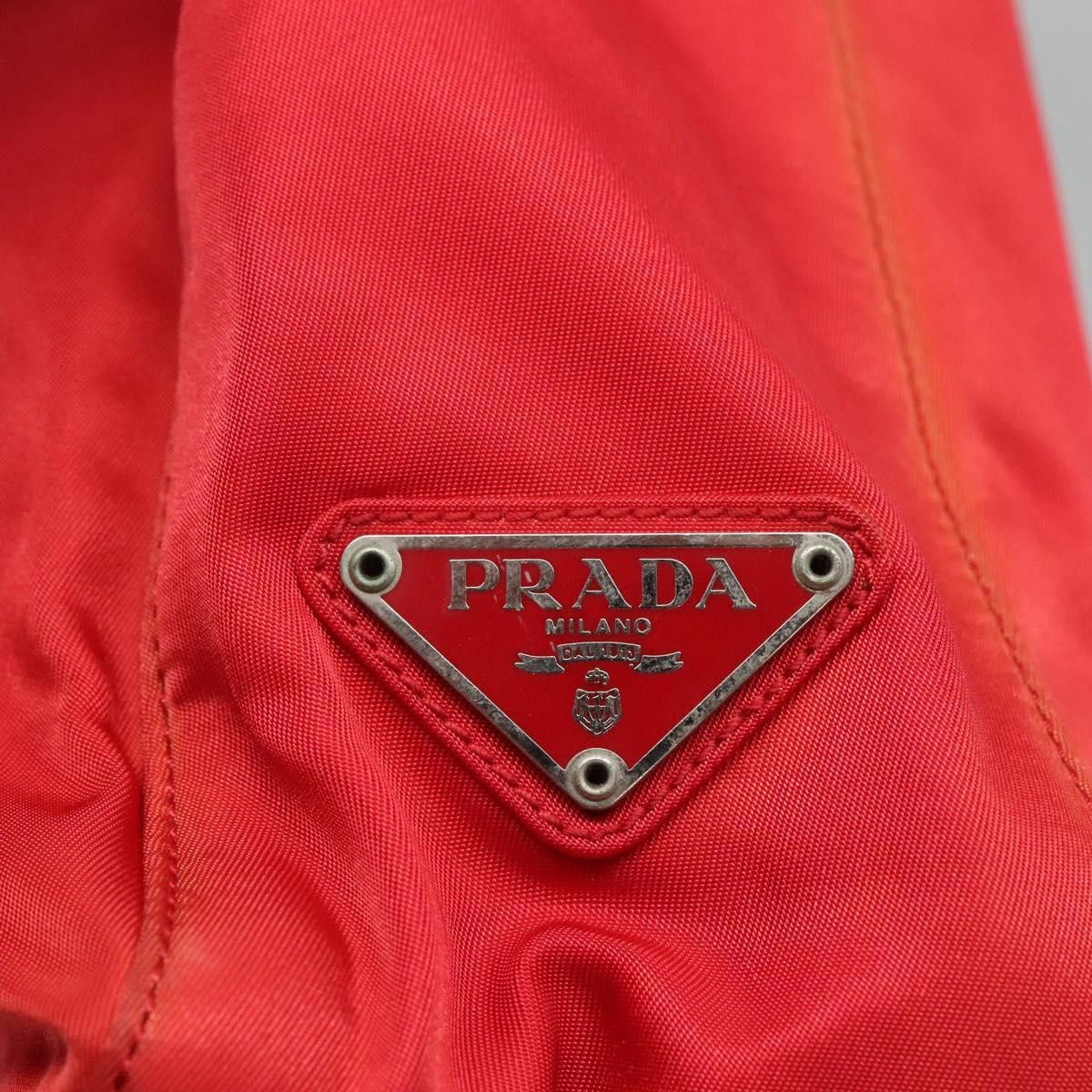 Prada Re-Nylon Red Synthetic Shoulder Bag (Pre-Owned) Size ONE SIZE - 12 Thumbnail