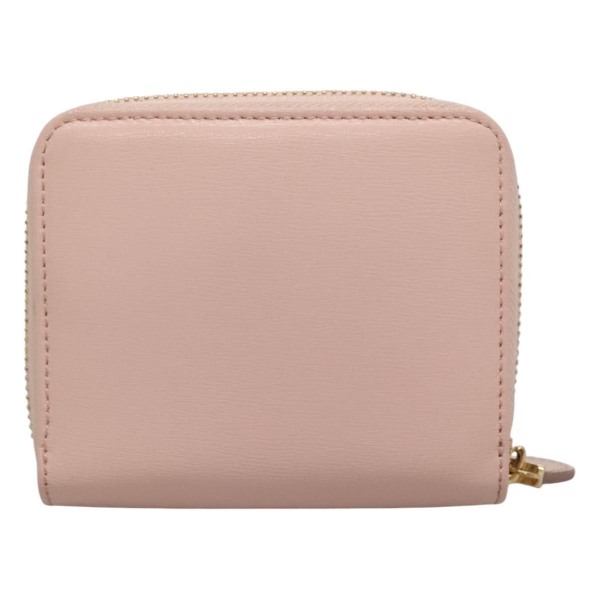 Salvatore Ferragamo Gancio Pink Leather Wallet (Pre-Owned) Size ONE SIZE - 2 Thumbnail