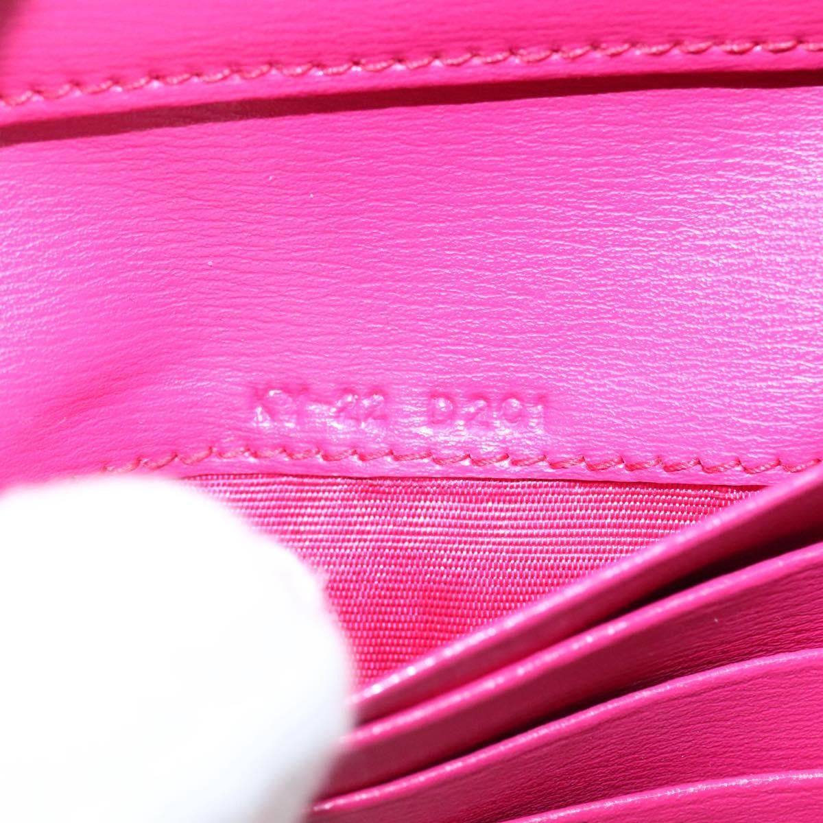 Salvatore Ferragamo Gancio Pink Leather Wallet (Pre-Owned) Size ONE SIZE - 17 Thumbnail