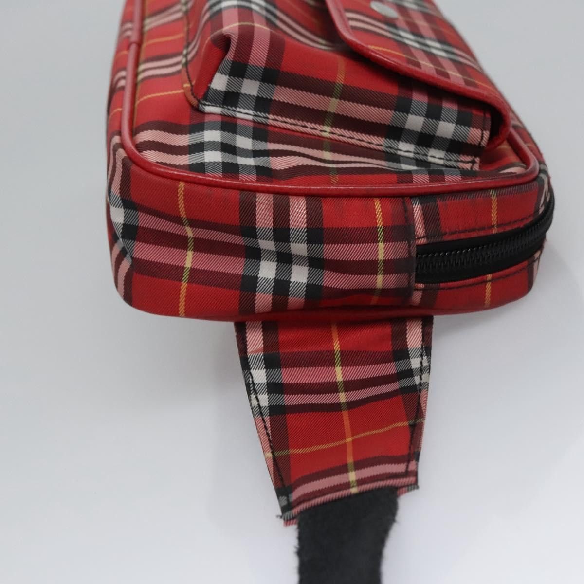 Burberry Nova Check Red Synthetic Shoulder Bag (Pre-Owned) Size ONE SIZE - 3 Thumbnail