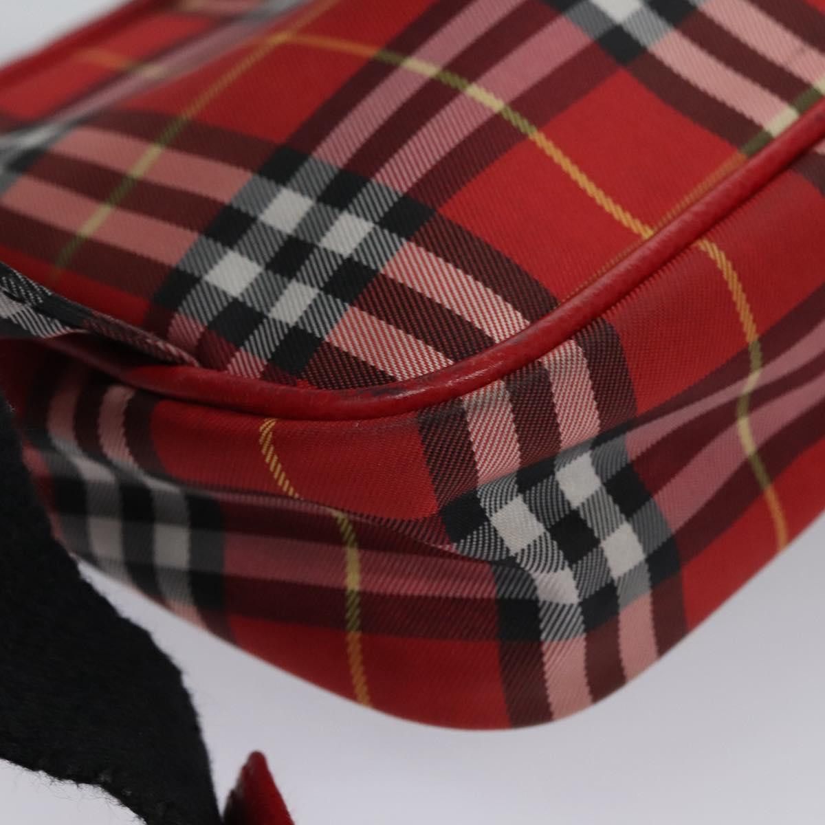 Burberry Nova Check Red Synthetic Shoulder Bag (Pre-Owned) Size ONE SIZE - 9 Thumbnail