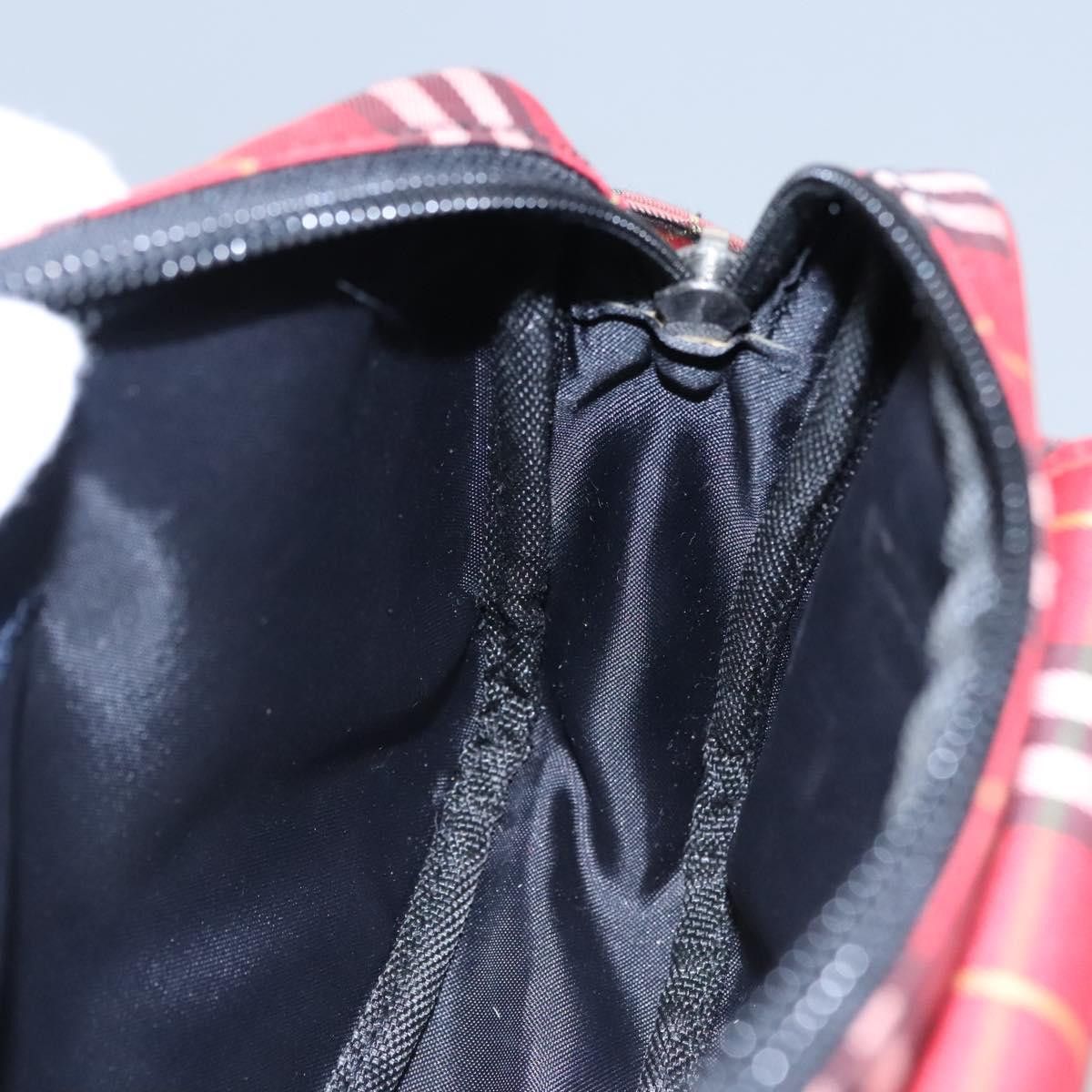 Burberry Nova Check Red Synthetic Shoulder Bag (Pre-Owned) Size ONE SIZE - 18 Thumbnail