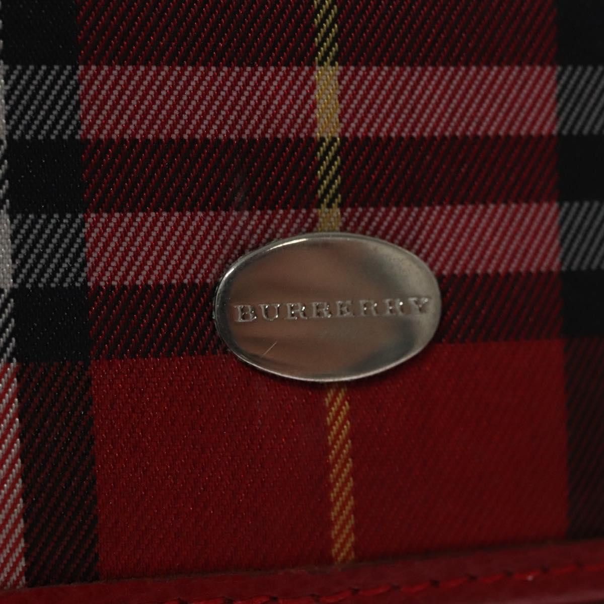 Burberry Nova Check Red Synthetic Shoulder Bag (Pre-Owned) Size ONE SIZE - 12 Thumbnail