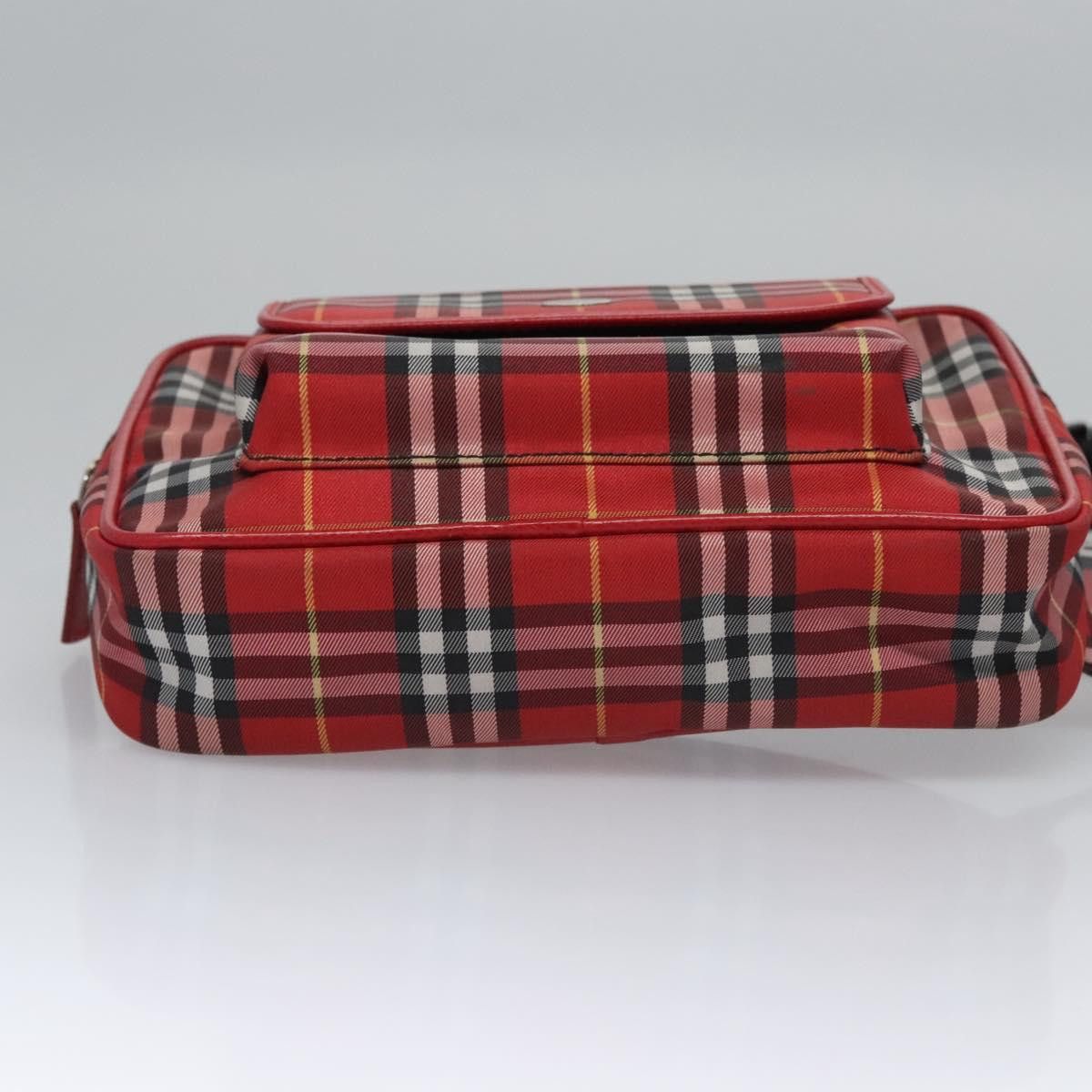 Burberry Nova Check Red Synthetic Shoulder Bag (Pre-Owned) Size ONE SIZE - 17 Thumbnail