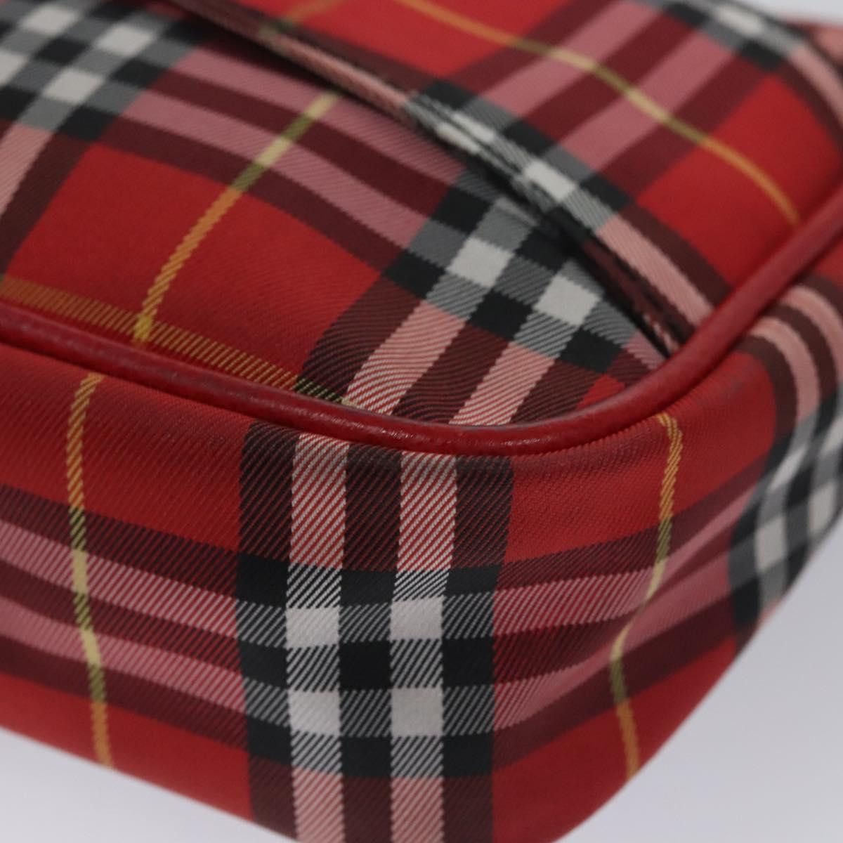Burberry Nova Check Red Synthetic Shoulder Bag (Pre-Owned) Size ONE SIZE - 10 Thumbnail