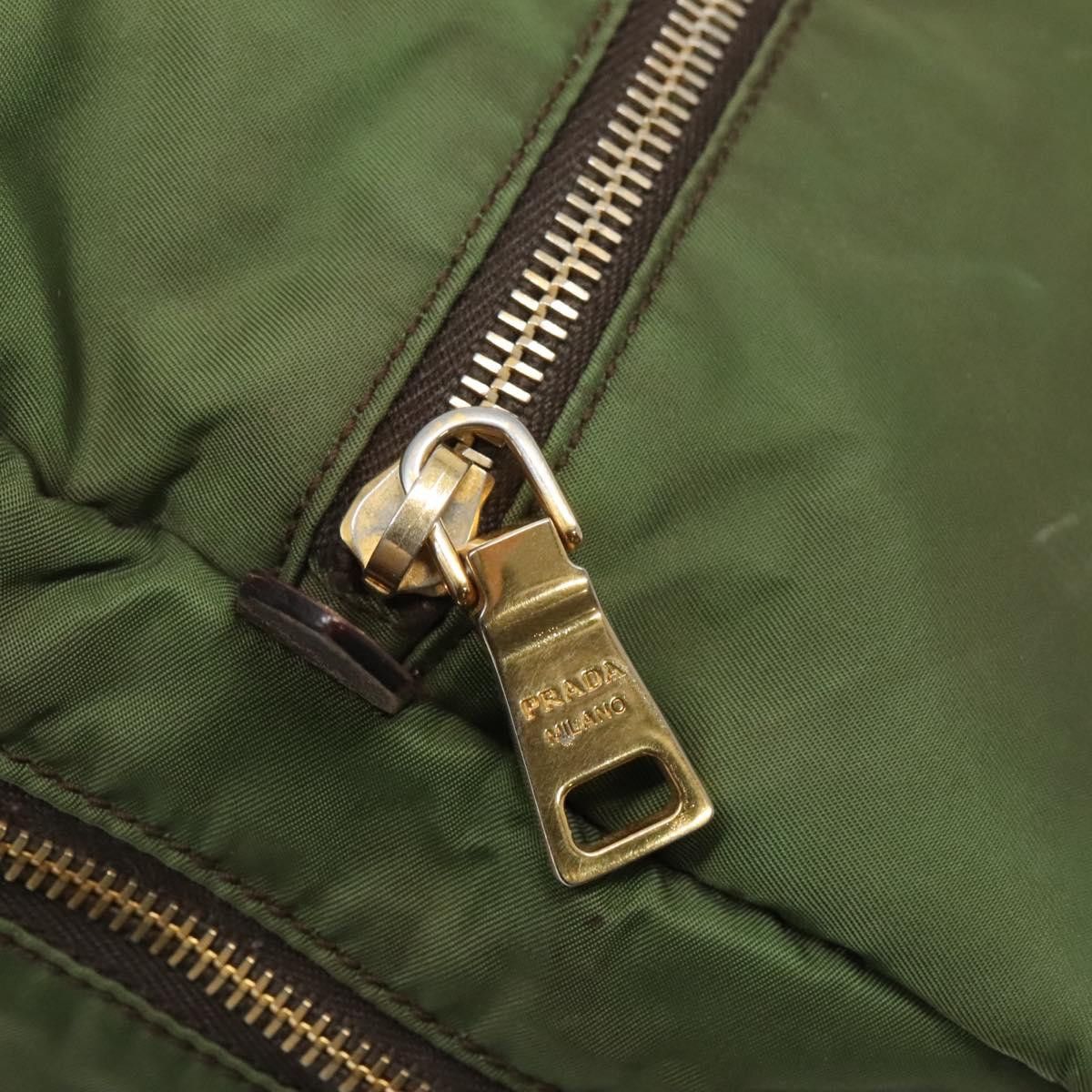 Prada Re-Nylon Green Synthetic Handbag (Pre-Owned) Size ONE SIZE - 13 Thumbnail
