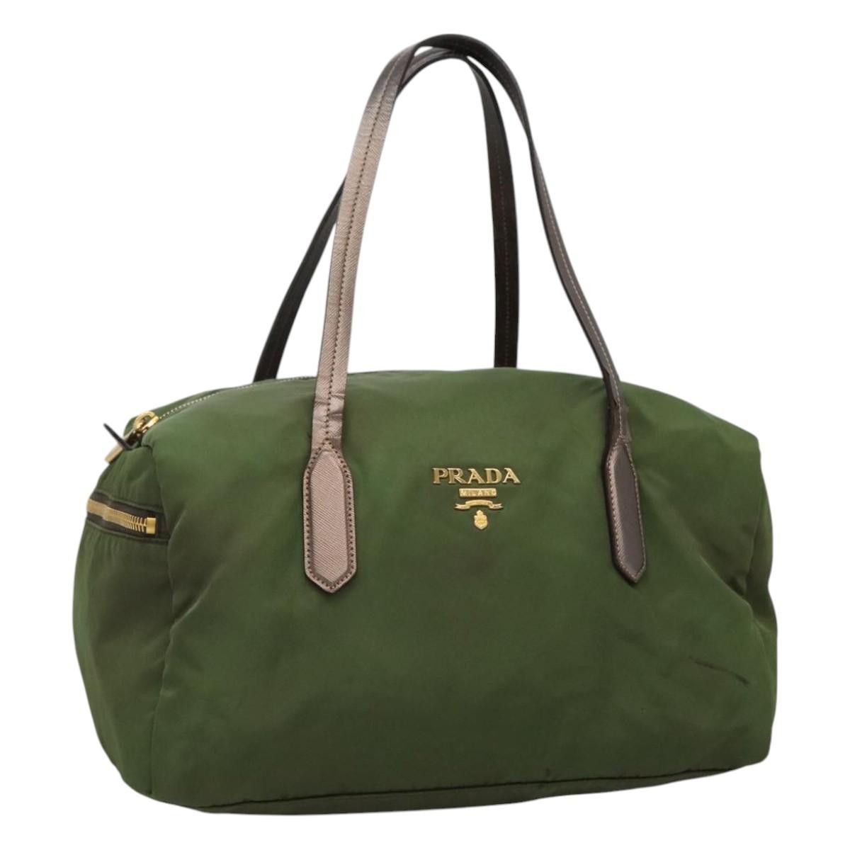 Prada Re-Nylon Green Synthetic Handbag (Pre-Owned) Size ONE SIZE - 20 Thumbnail