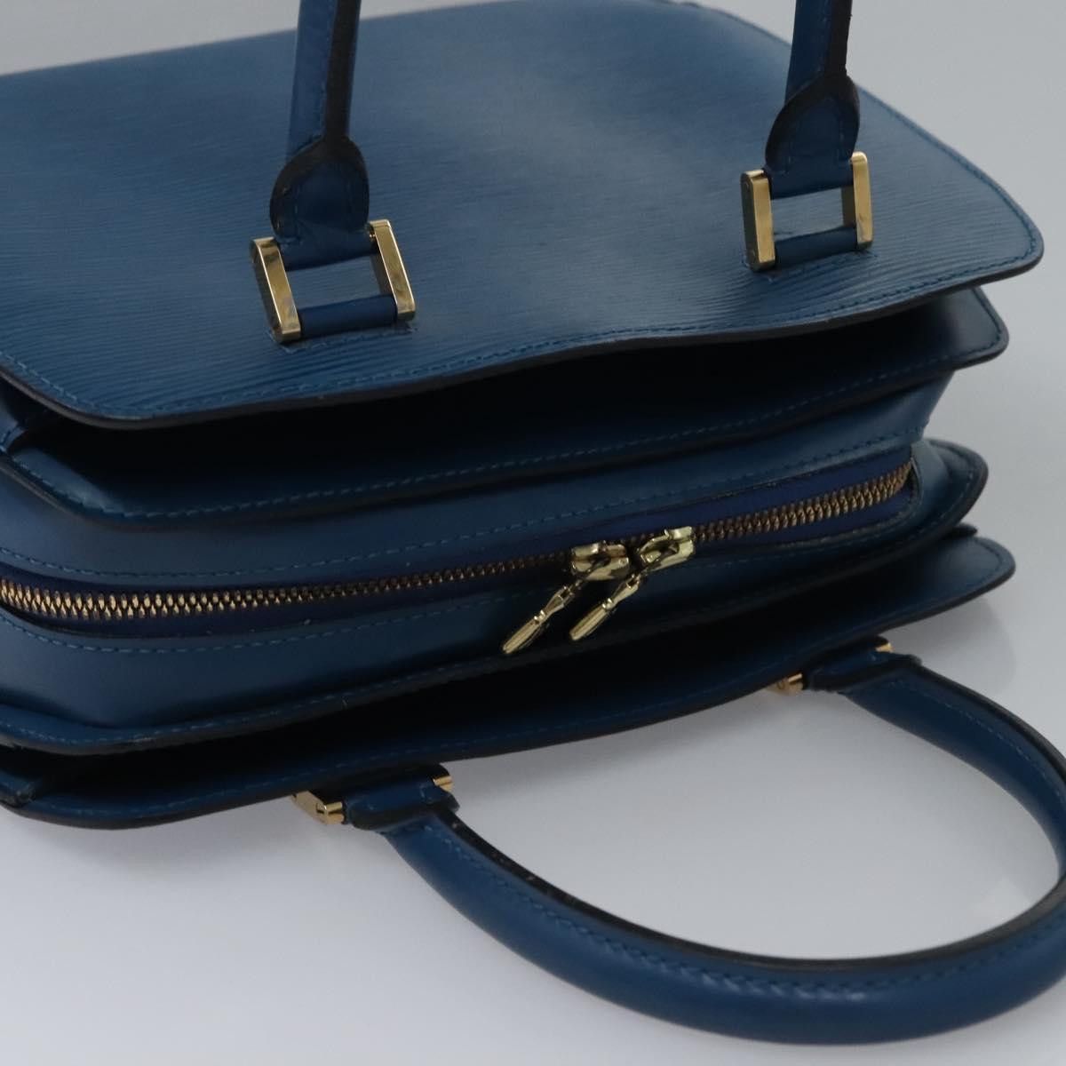 Louis Vuitton Pont Neuf Blue Leather Handbag (Pre-Owned) Size ONE SIZE - 5 Thumbnail