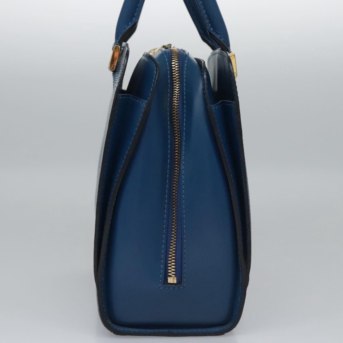 Louis Vuitton Pont Neuf Blue Leather Handbag (Pre-Owned) Size ONE SIZE - 3 Thumbnail