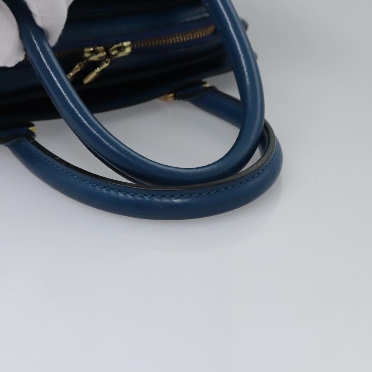 Louis Vuitton Pont Neuf Blue Leather Handbag (Pre-Owned) Size ONE SIZE - 6 Thumbnail