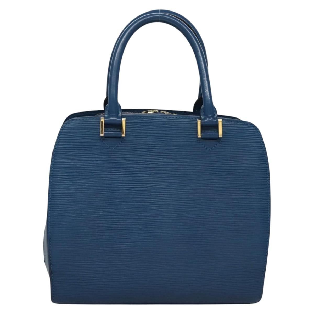 Louis Vuitton Pont Neuf Blue Leather Handbag (Pre-Owned) Size ONE SIZE - 2 Thumbnail