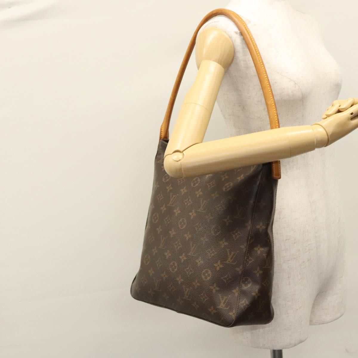 Louis Vuitton Looping Gm Brown Canvas Shoulder Bag (Pre-Owned) Size ONE SIZE - 16 Thumbnail