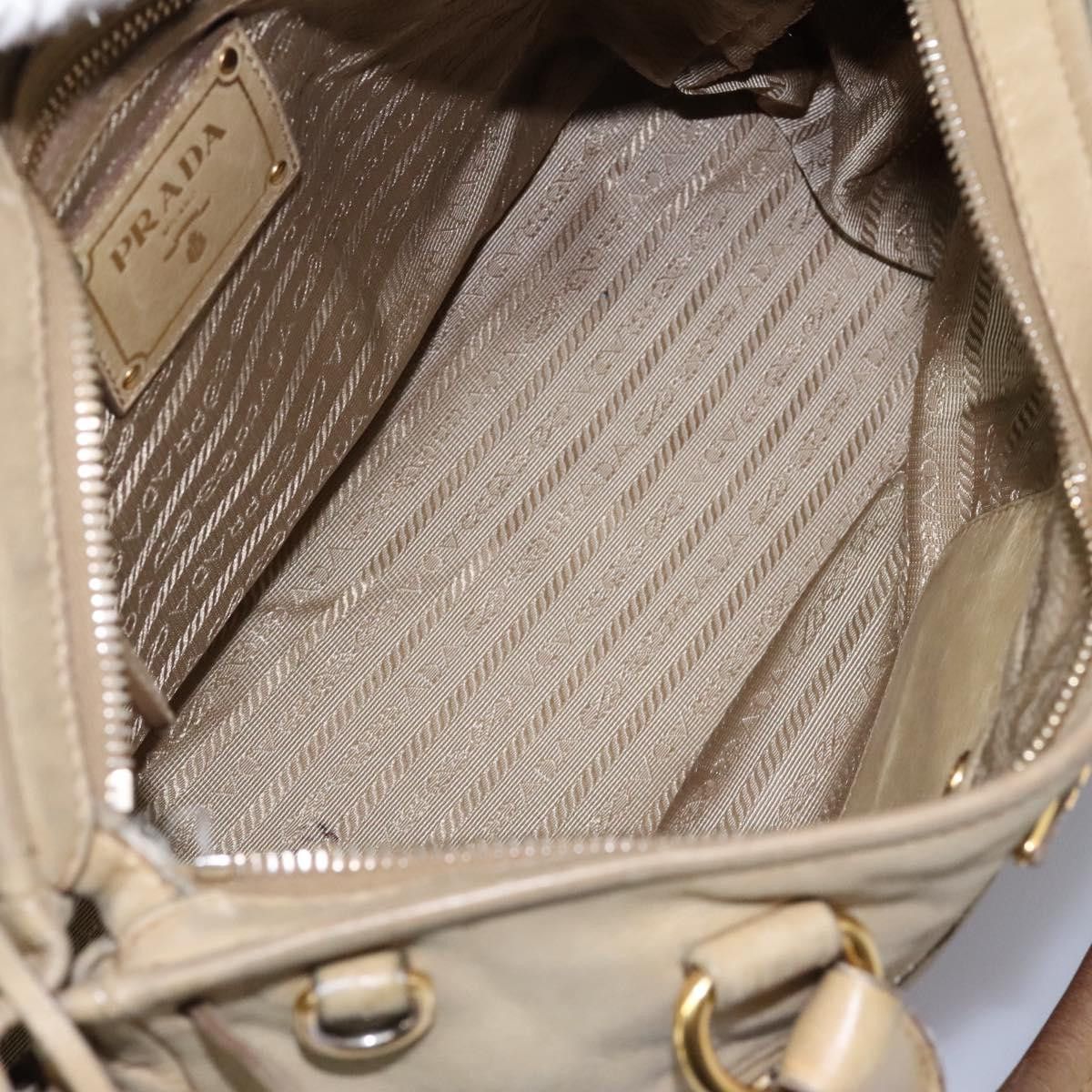 Prada Vitello Beige Leather Handbag (Pre-Owned) Size ONE SIZE - 14 Thumbnail
