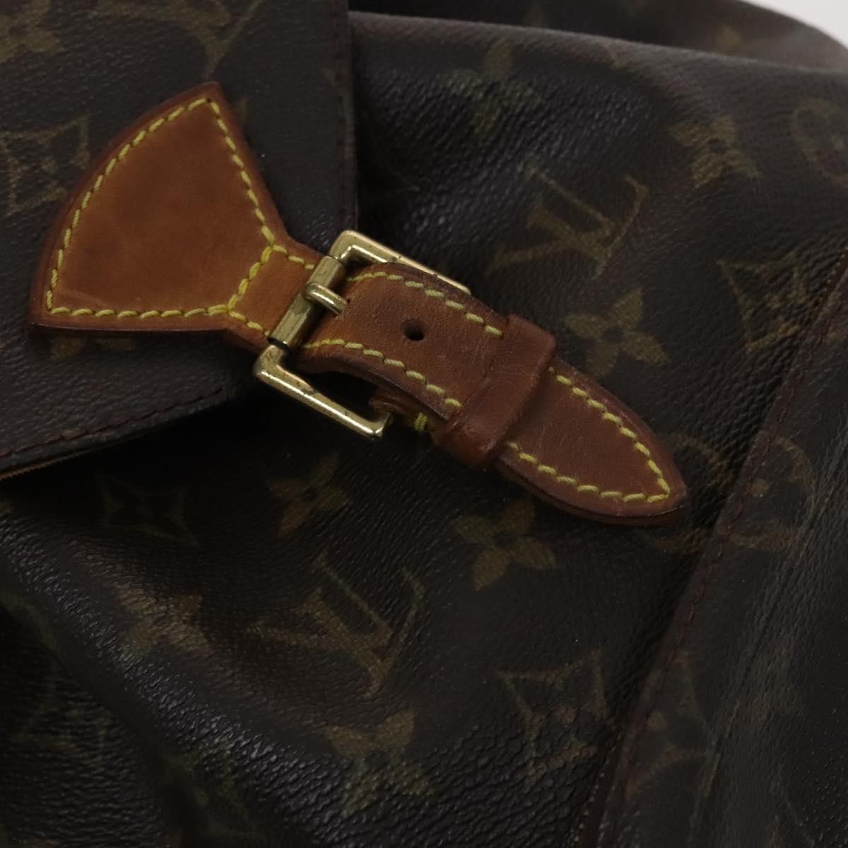 Louis Vuitton Montsouris Mm Brown Canvas Backpack Bag (Pre-Owned) Size ONE SIZE - 15 Thumbnail