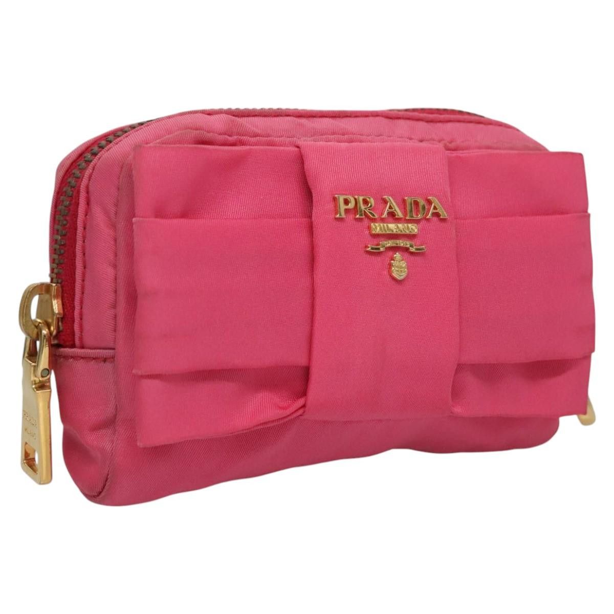 Prada Ribbon Pink Synthetic Clutch Bag (Pre-Owned) Size ONE SIZE - 19 Thumbnail