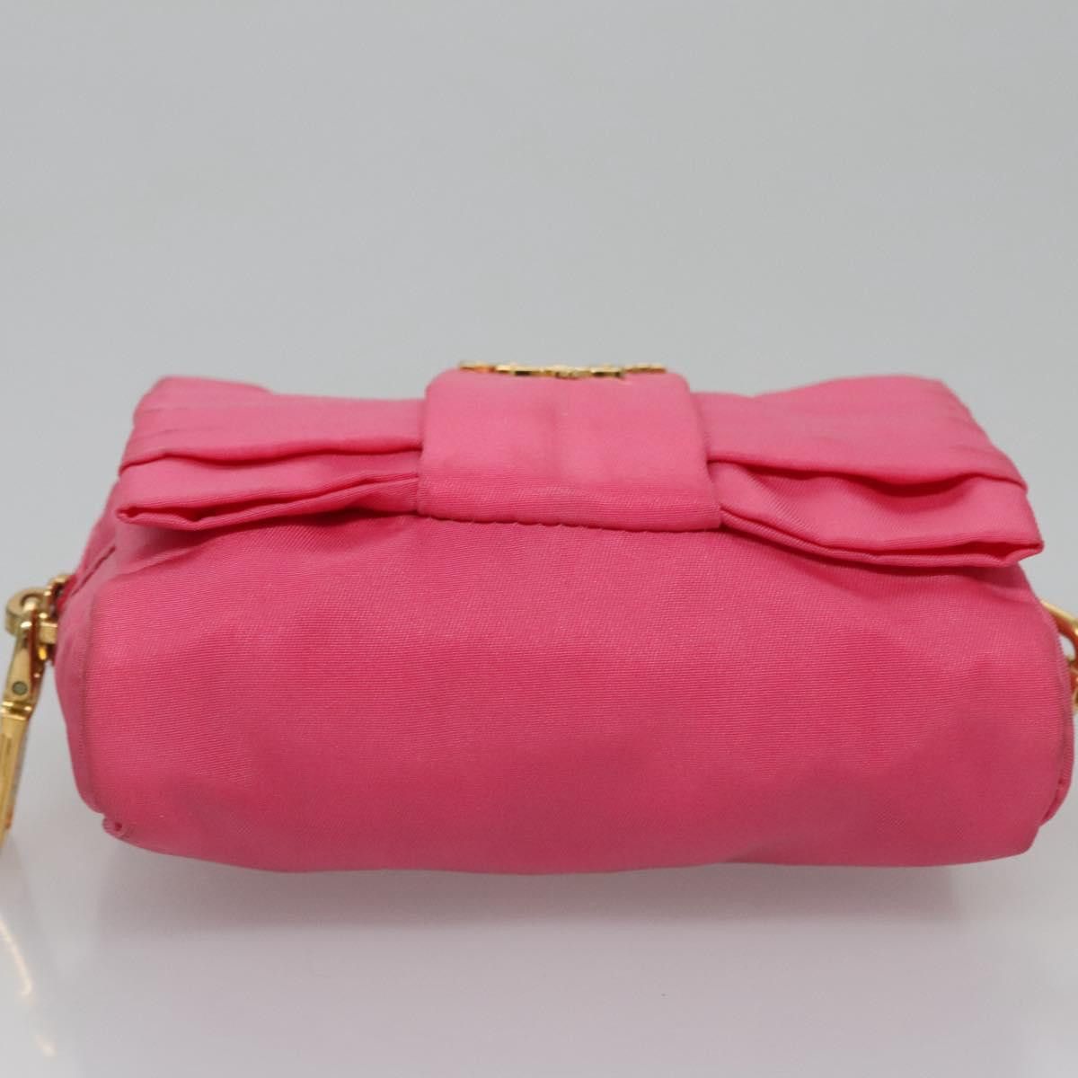 Prada Ribbon Pink Synthetic Clutch Bag (Pre-Owned) Size ONE SIZE - 5 Thumbnail