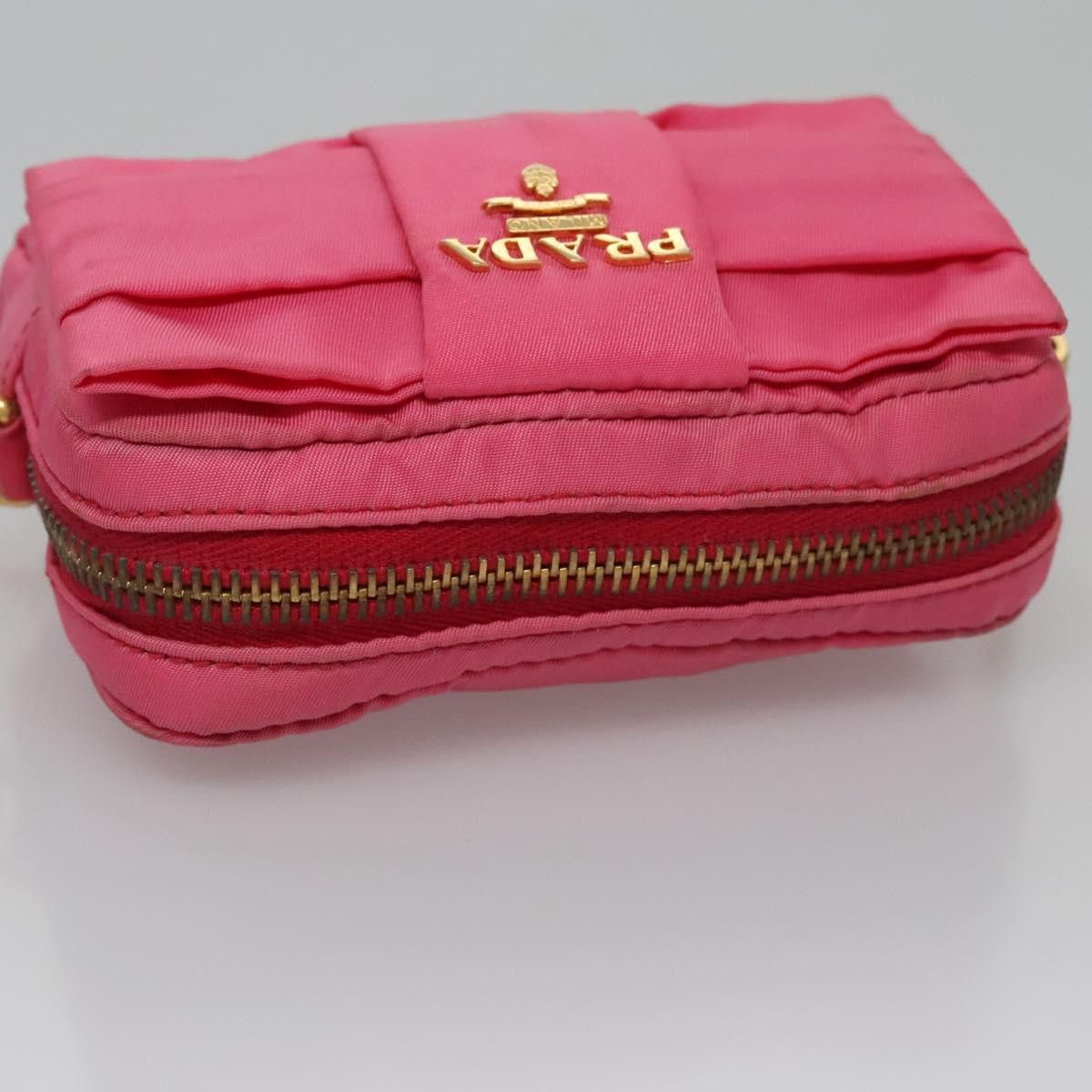 Prada Ribbon Pink Synthetic Clutch Bag (Pre-Owned) Size ONE SIZE - 10 Thumbnail