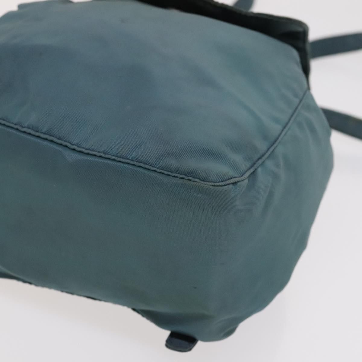 Prada Re-Nylon Blue Synthetic Backpack Bag (Pre-Owned) Size ONE SIZE - 7 Thumbnail