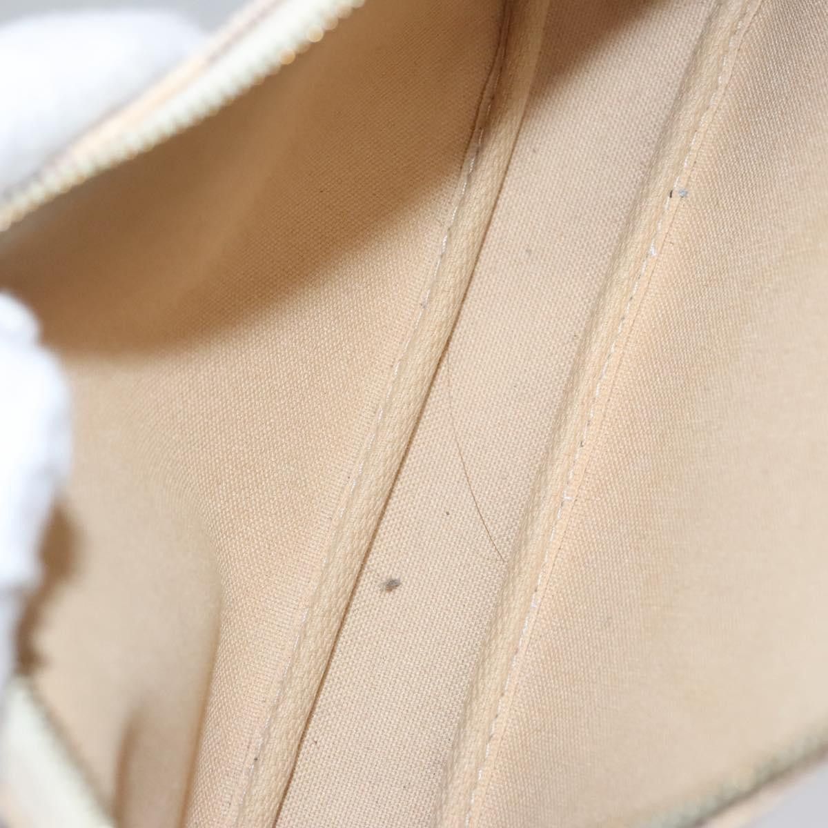 Louis Vuitton Pochette Accessoire White Canvas Clutch Bag (Pre-Owned) Size ONE SIZE - 12 Thumbnail