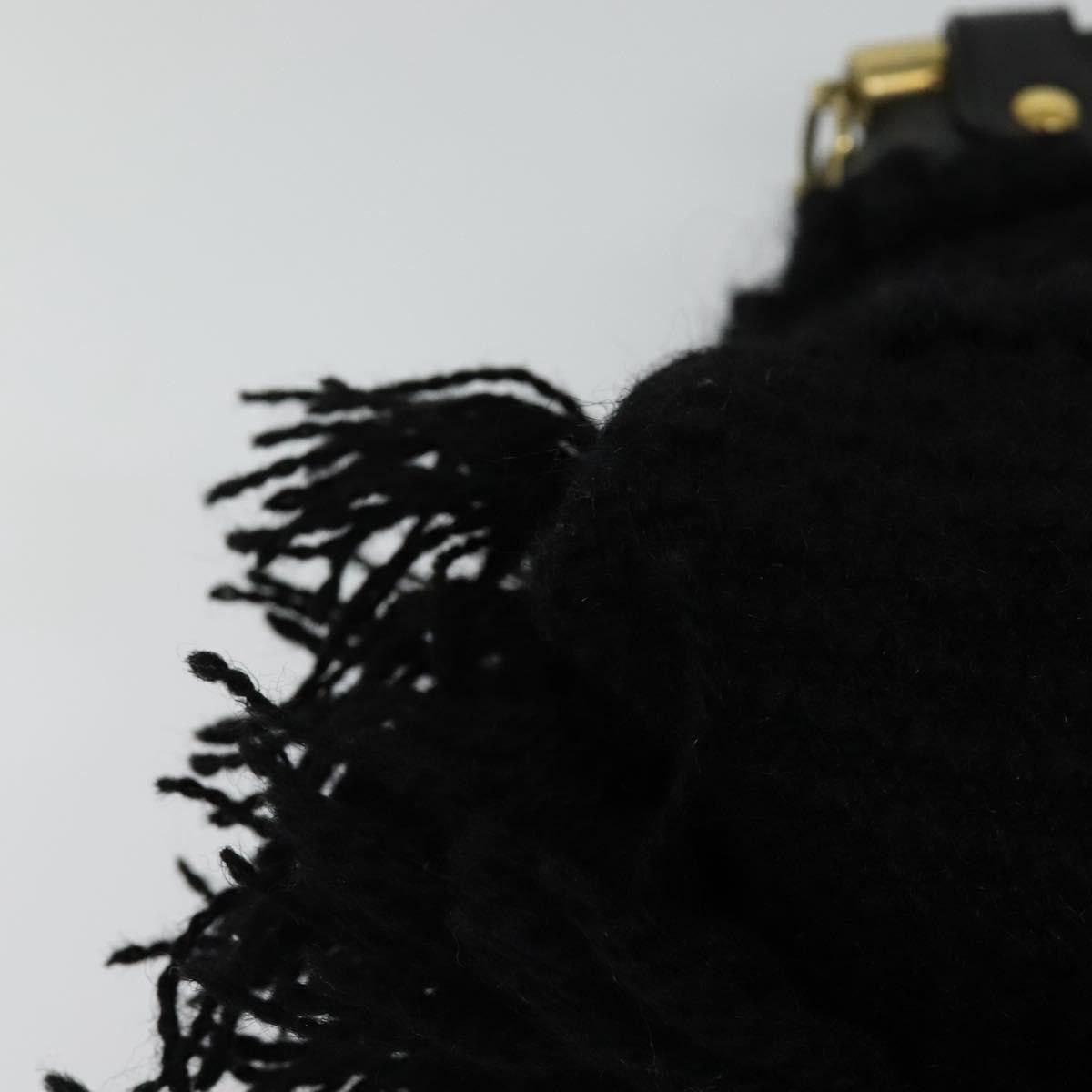 Salvatore Ferragamo Black Wool Handbag (Pre-Owned) Size ONE SIZE - 11 Thumbnail