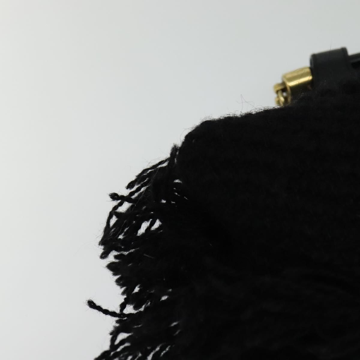 Salvatore Ferragamo Black Wool Handbag (Pre-Owned) Size ONE SIZE - 9 Thumbnail