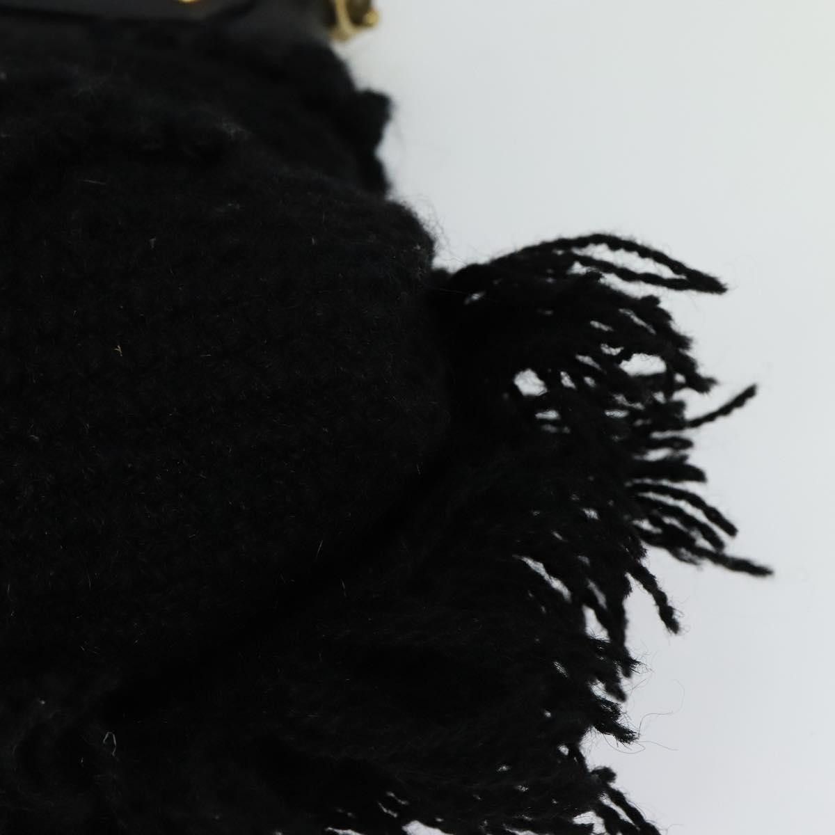 Salvatore Ferragamo Black Wool Handbag (Pre-Owned) Size ONE SIZE - 12 Thumbnail