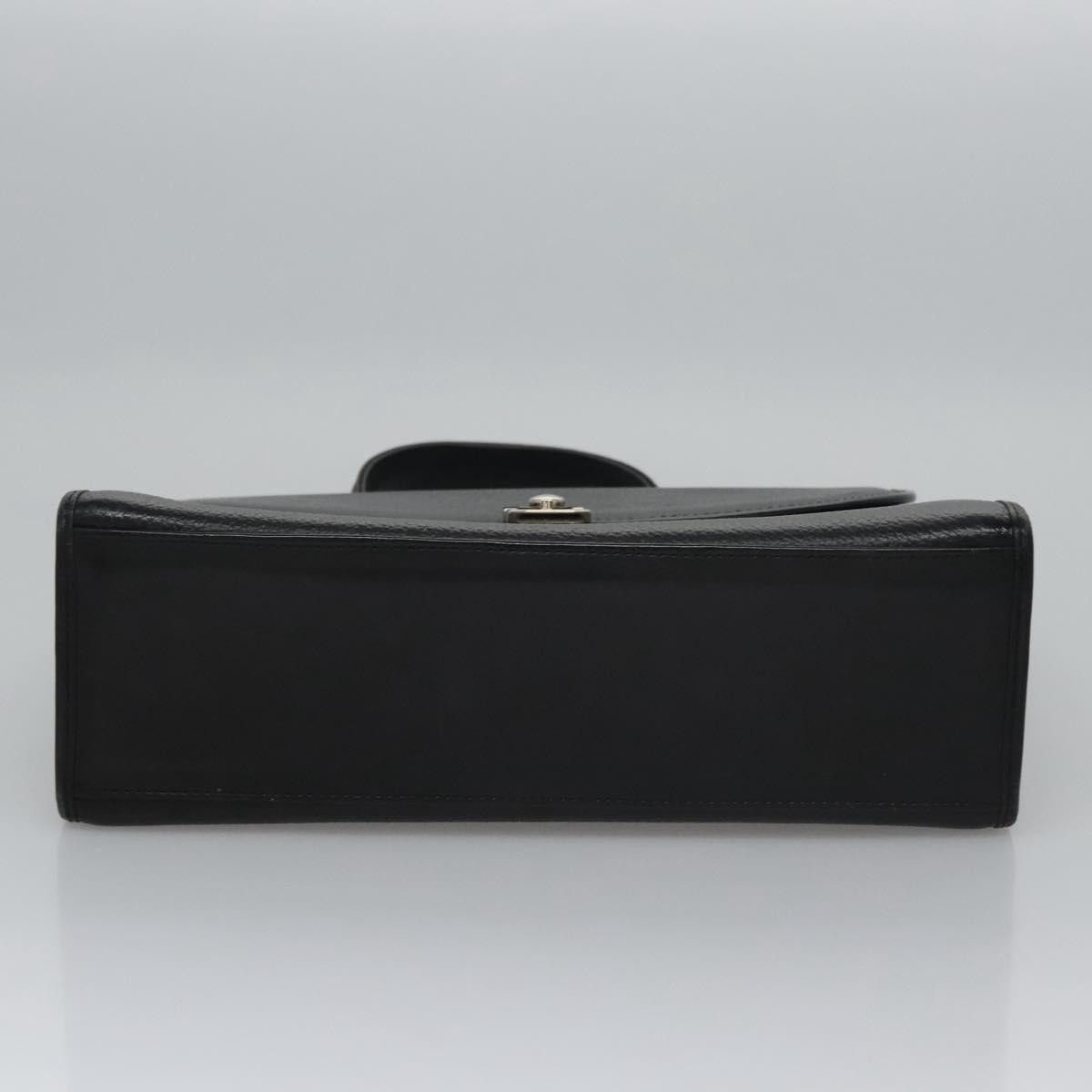 Burberry Black Leather Handbag (Pre-Owned) Size ONE SIZE - 13 Thumbnail