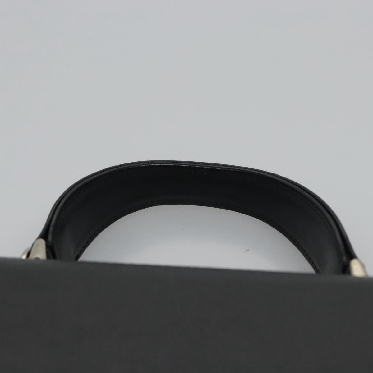 Burberry Black Leather Handbag (Pre-Owned) Size ONE SIZE - 5 Thumbnail