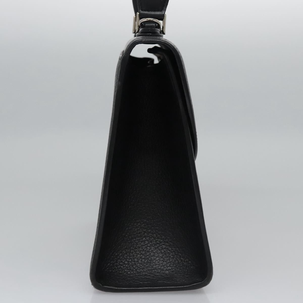 Burberry Black Leather Handbag (Pre-Owned) Size ONE SIZE - 2 Thumbnail