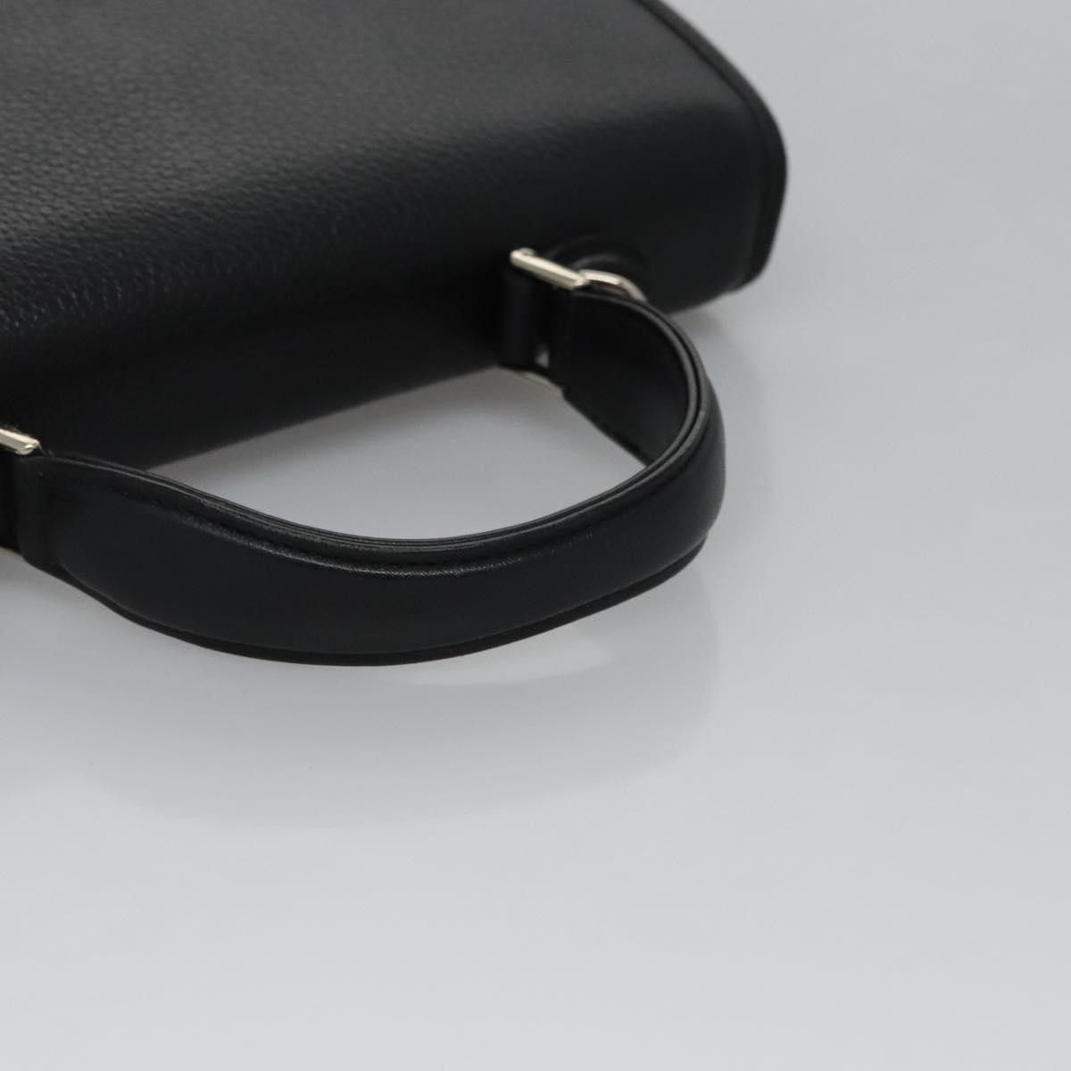 Burberry Black Leather Handbag (Pre-Owned) Size ONE SIZE - 4 Thumbnail