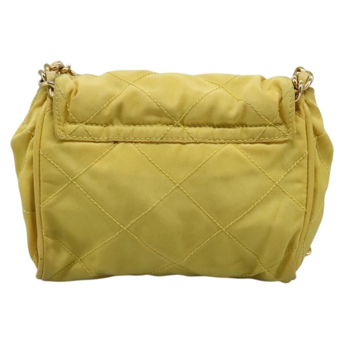 Prada Yellow Synthetic Shoulder Bag (Pre-Owned) Size ONE SIZE - 2 Thumbnail