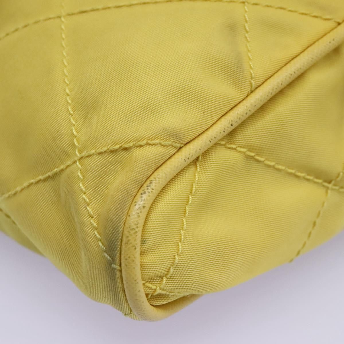 Prada Yellow Synthetic Shoulder Bag (Pre-Owned) Size ONE SIZE - 11 Thumbnail