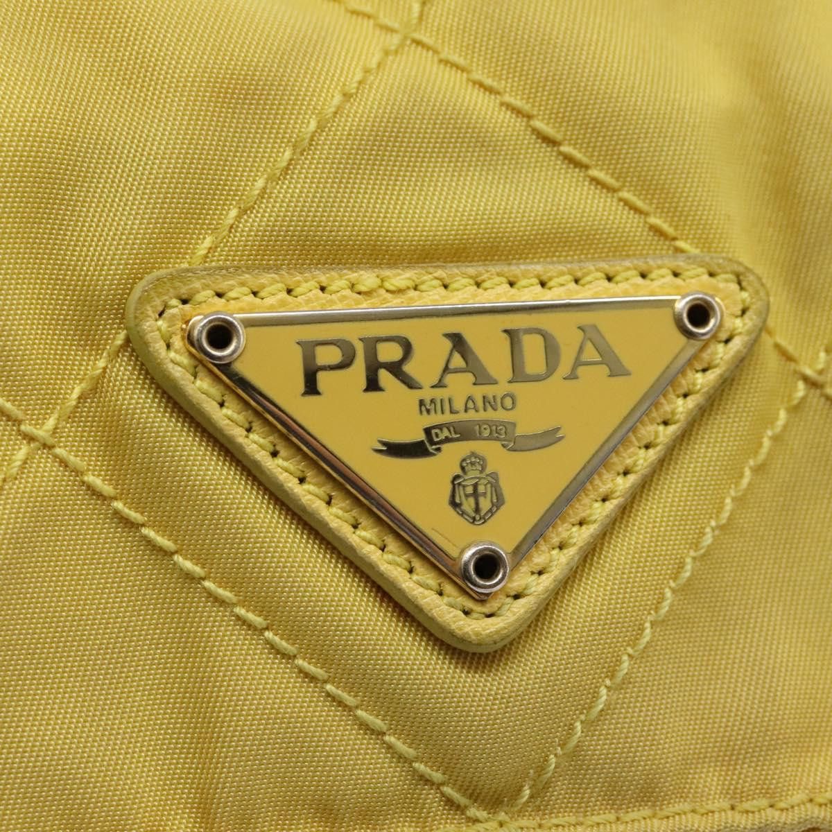 Prada Yellow Synthetic Shoulder Bag (Pre-Owned) Size ONE SIZE - 14 Thumbnail
