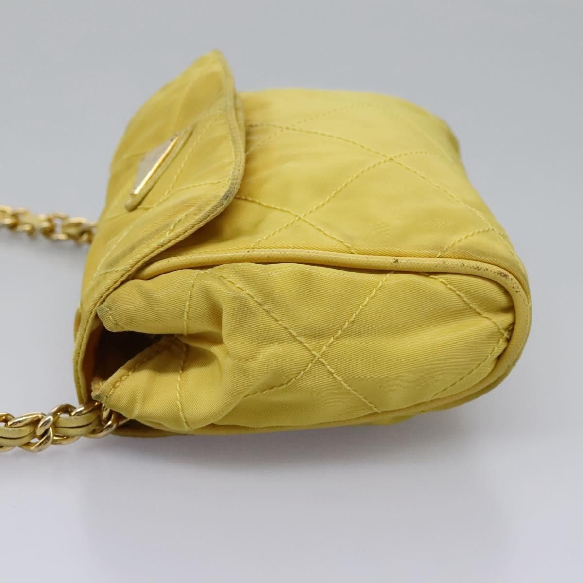 Prada Yellow Synthetic Shoulder Bag (Pre-Owned) Size ONE SIZE - 3 Thumbnail