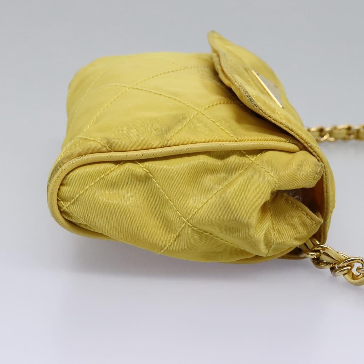 Prada Yellow Synthetic Shoulder Bag (Pre-Owned) Size ONE SIZE - 4 Thumbnail