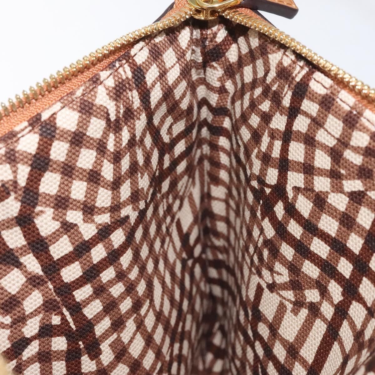 MCM Visetos Brown Leather Clutch Bag (Pre-Owned) Size ONE SIZE - 19 Thumbnail