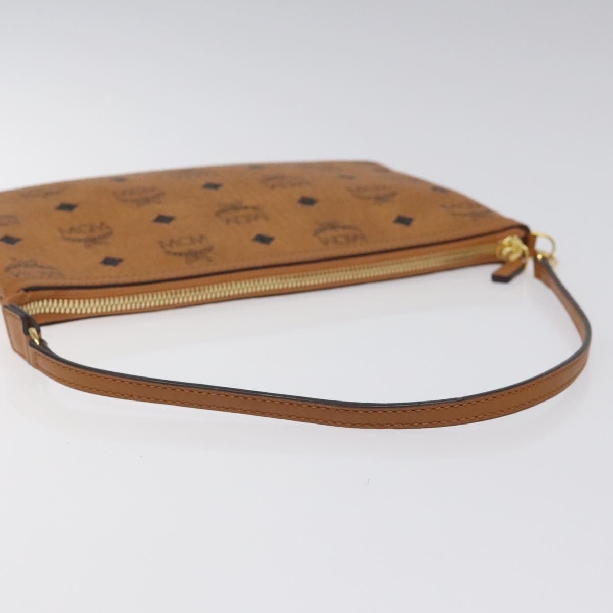 MCM Visetos Brown Leather Clutch Bag (Pre-Owned) Size ONE SIZE - 5 Thumbnail