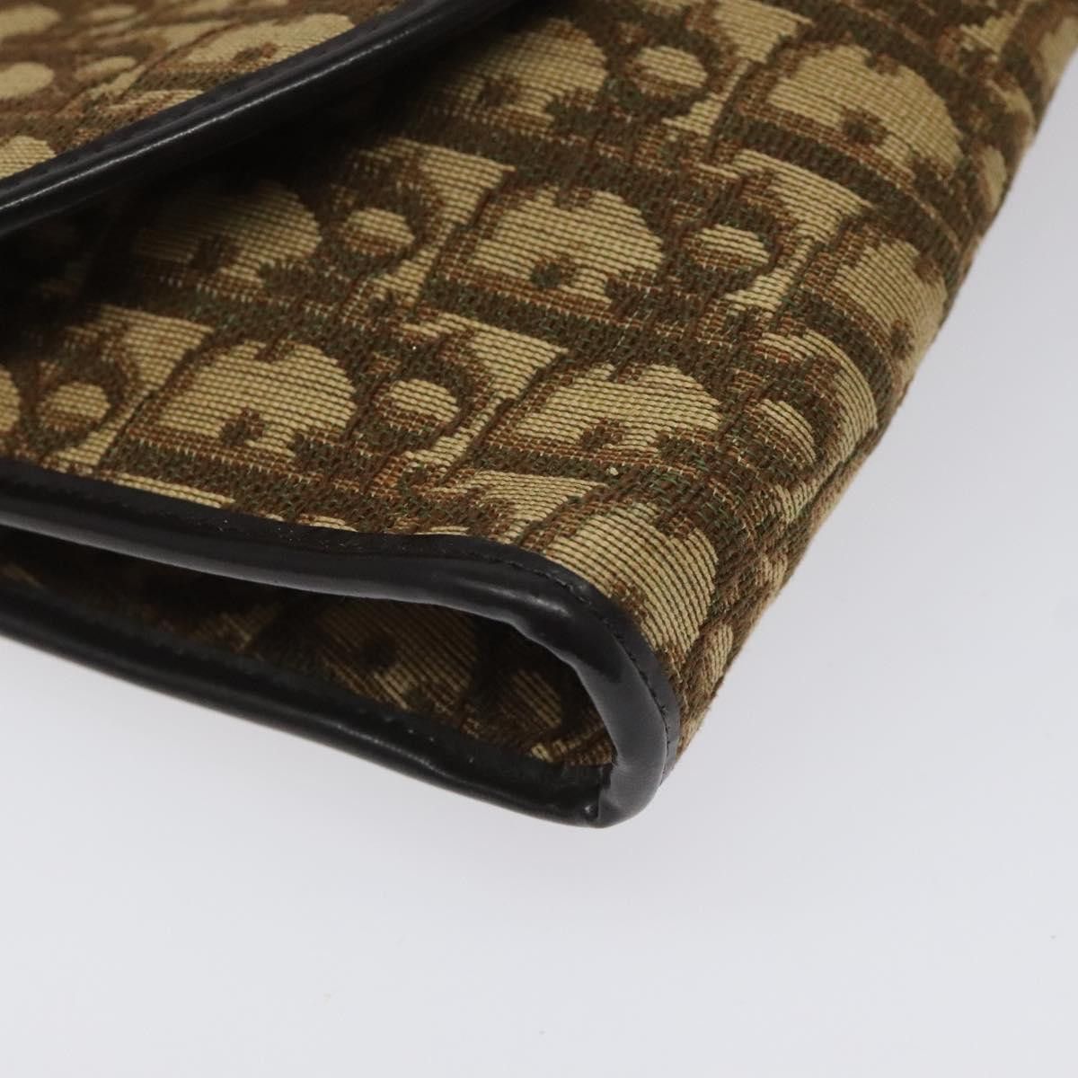 Dior Trotter Brown Canvas Shoulder Bag (Pre-Owned) Size ONE SIZE - 8 Thumbnail