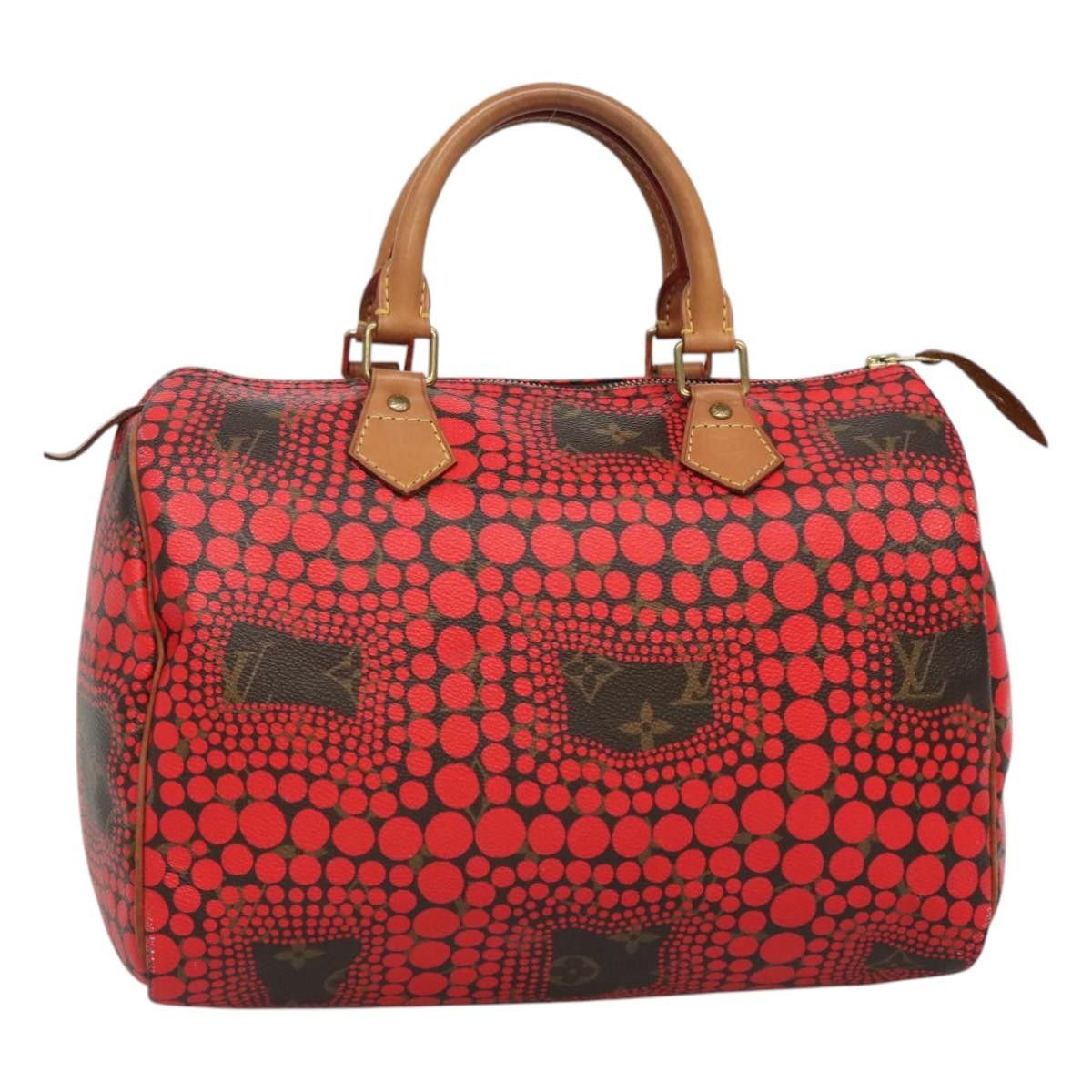 Louis Vuitton Speedy 30 Red Canvas Handbag (Pre-Owned) Size ONE SIZE - 2 Thumbnail